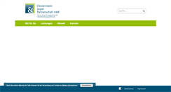 Desktop Screenshot of clostermann-jasper.de